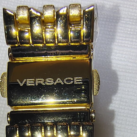 MEN'S VERSACE 40mm gold on gold WATCH - Picture 4 of 7